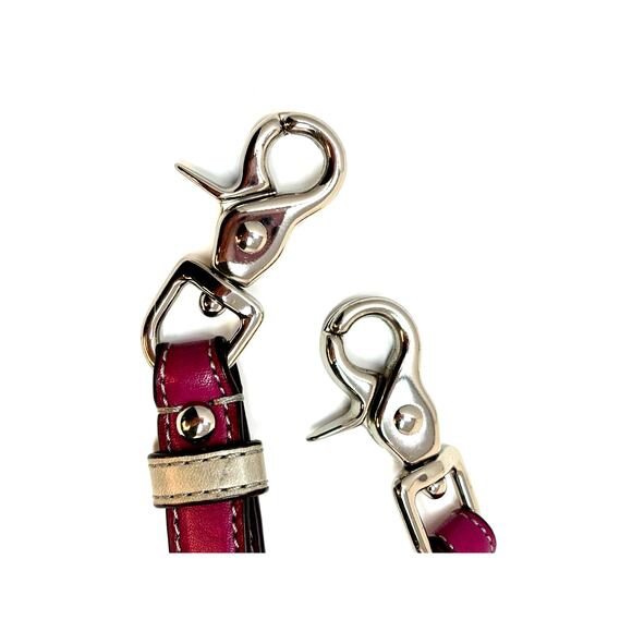 Vintage Coach City Willis Color block Purple and Grey Top Handle Crossbody bag - Picture 15 of 16